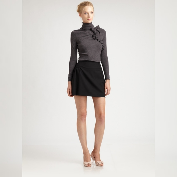 🚫SOLD🚫 Red Valentino Gray Wool Bow Sweater - Picture 2 of 8